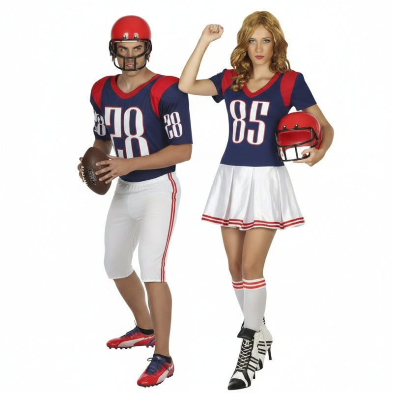 Fatos de casal Jogadores Rugby blue