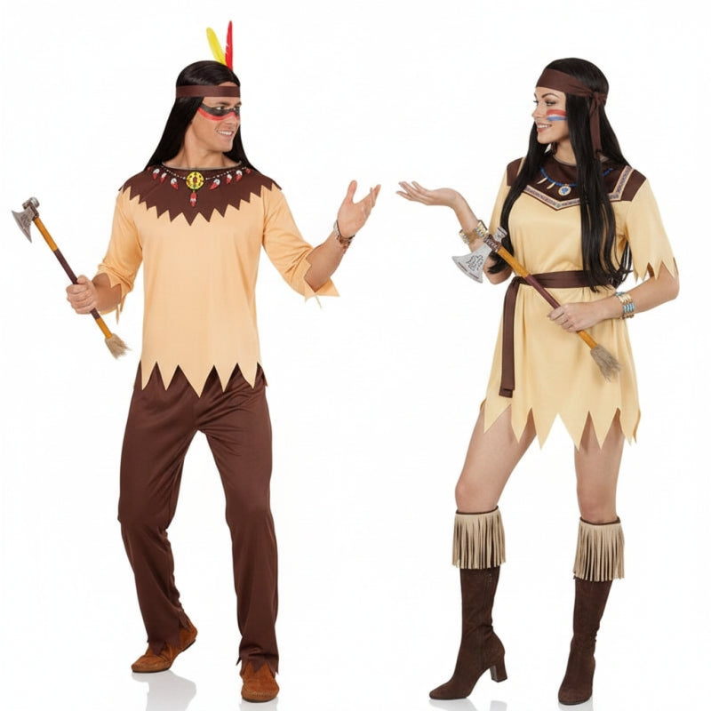 Fatos de casal Índios clássicos