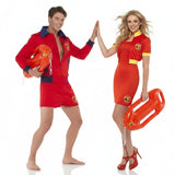 Fatos de casal Salva-vidas Baywatch