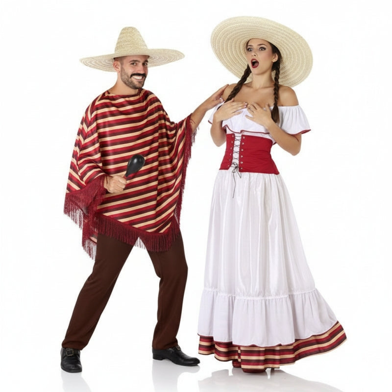 Fatos de casal Mexicanos clássicos