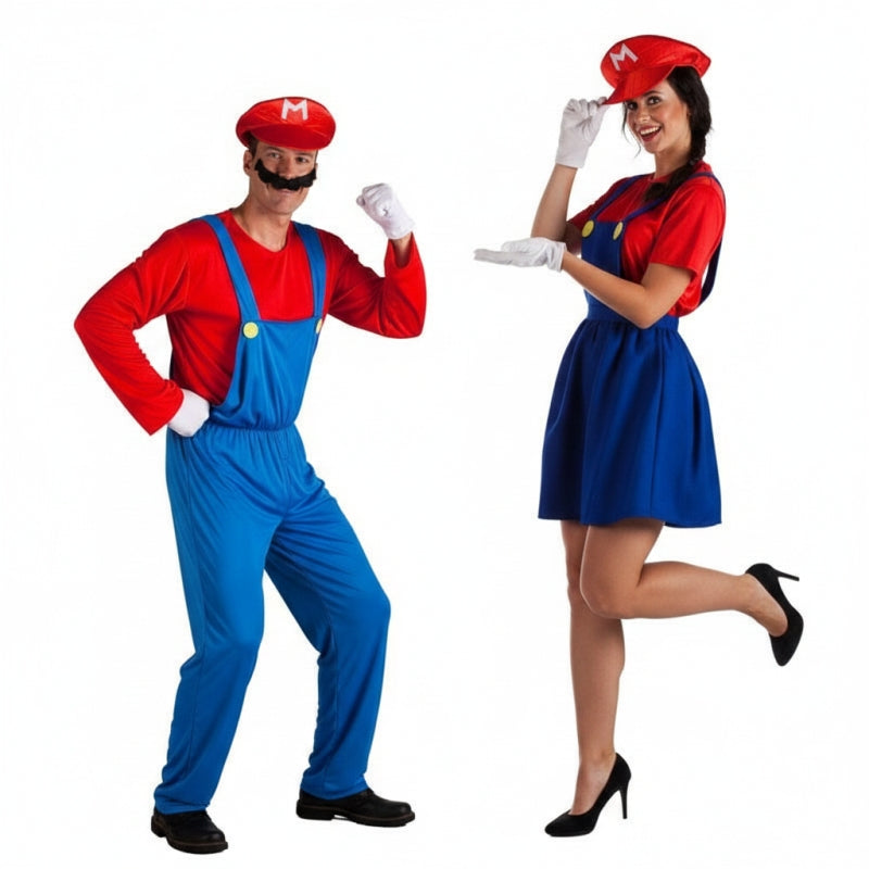 Fatos de casal Super Mario Bros