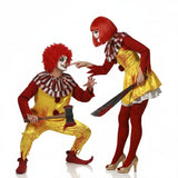 Fatos de casal Palhaços McDonald sangrentos