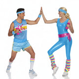 Fatos de casal Barbie e Ken desportistas