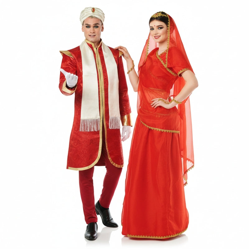 Fatos de casal Hindus de luxo