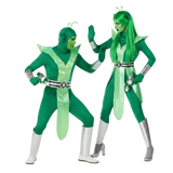 Fatos de casal Extraterrestres verdes