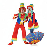Fatos de casal Palhaços do anúncio Micolor