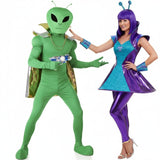 Fatos de casal Aliens do espaço