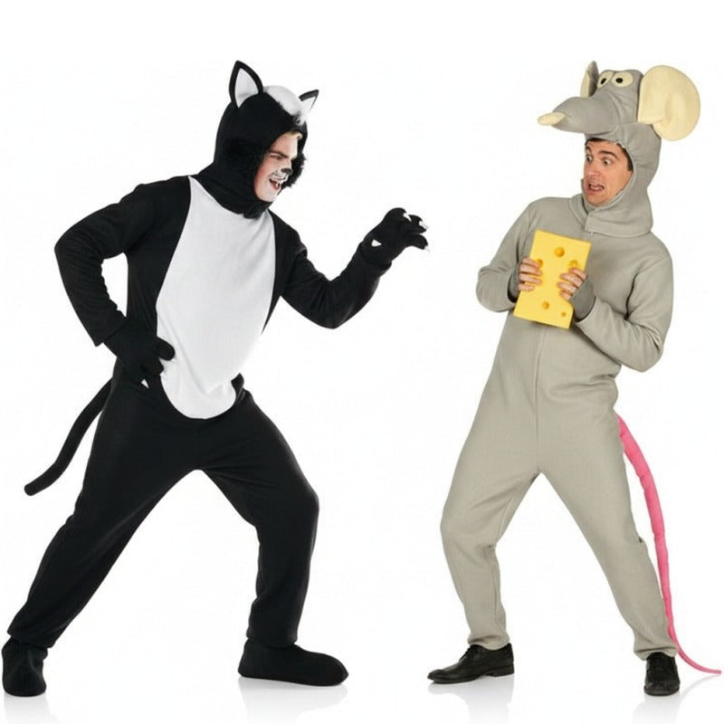 Fatos de casal Gato e rato