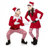 Fatos de casal Elfos de Natal Travessos