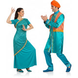 Fatos de casal Bollywood Turquesa
