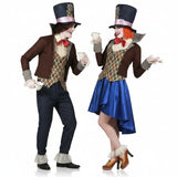 Fatos de casal Chapeleiros do Conto de Alice