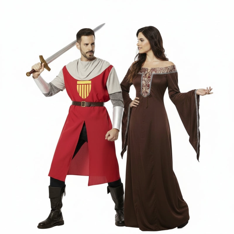 Fatos de casal Capitão Trovão e Sigrid de Thule