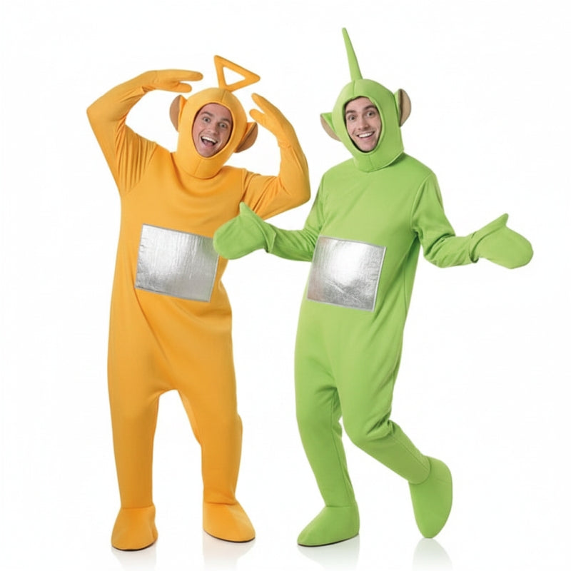 Fatos de casal Os Teletubbies Laa-Laa e Dipsy