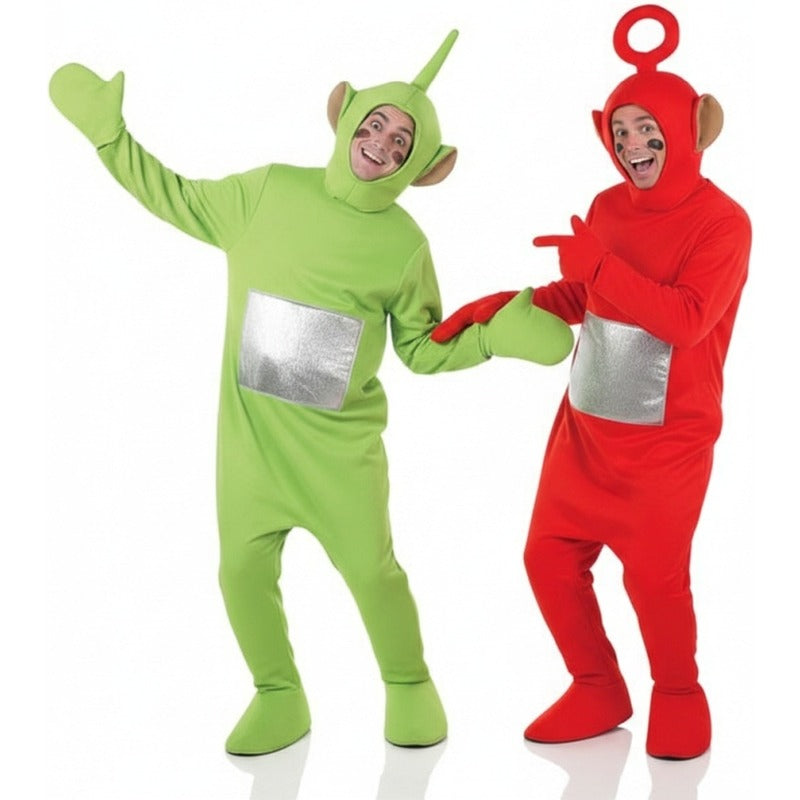 Fatos de casal Teletubbies Dipsy e Po
