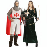 Fatos de casal Guerreiros medievais