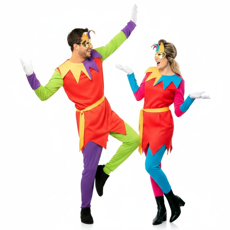 Fatos de casal Bobos da corte medievais