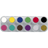 Paleta Water Make-up Grimas 12A - 12 x 2,5 ml