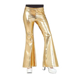 Pantalón de disfraz Acampanado Oro para mujer