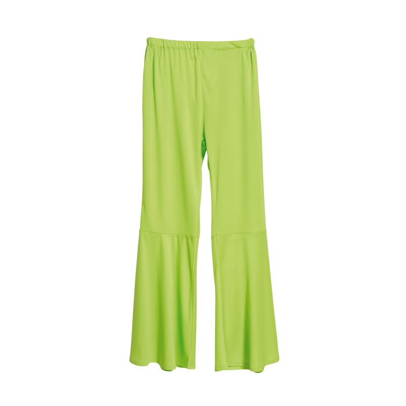 Pantalón de disfraz Acampanado Verde para mujer Bis