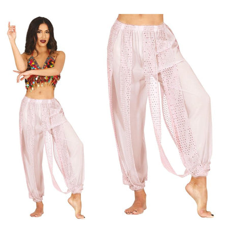 Pantalón de disfraz Danza Del Vientre Blanco para mujer