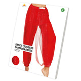 Pantalón de disfraz Danza Del Vientre Rojo para mujer Packaging