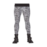 Pantalón de disfraz Rockero Cebra para hombre