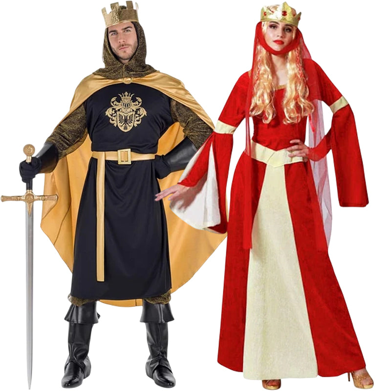 Fatos de casal Reis Medievais