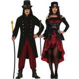 Fato de casal Vampiros Lord e Lady Steampunk