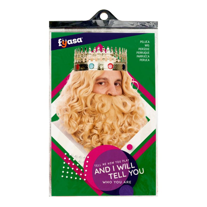 Peluca y Barba Rey Gaspar Packaging