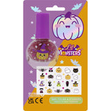 Pintauñas Infantil con pegatinas Lil Monsters Packaging