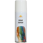 Spray de pelo color blanco