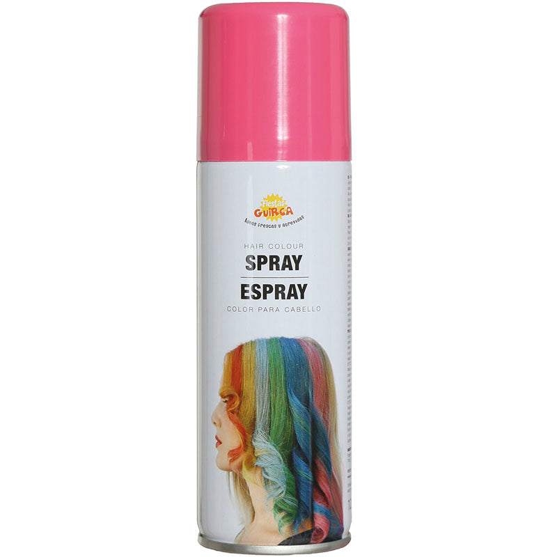 Spray de pelo color rosa