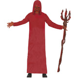 Túnica Con Capucha roja para hombre
