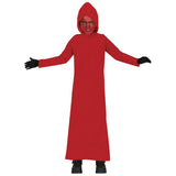 Túnica Con Capucha roja para niño