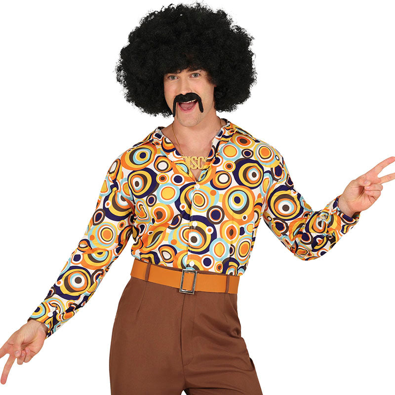 Camisa Disco Psicodélica para Hombre