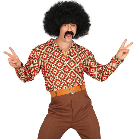 Camisa Retro Años 70 para Hombre