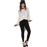 Chaqueta Frac de Lentejuelas plateadas para Mujer
