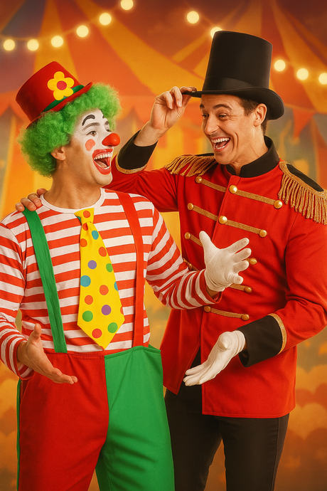 Fatos de palhaço e de circo para homem