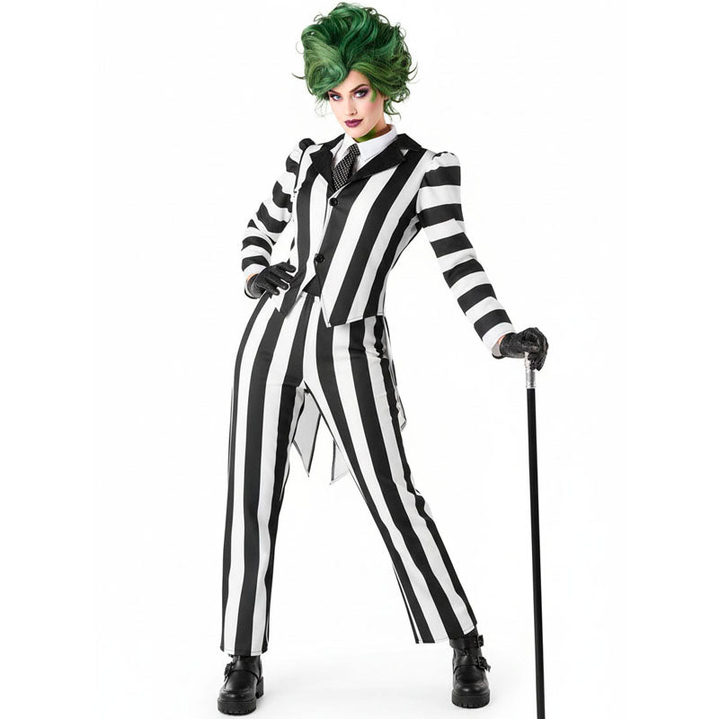 Disfraz de Beetlejuice para mujer Bis