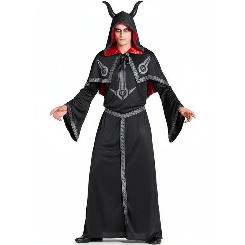 Disfraz de Demonio Sectario para hombre Bis