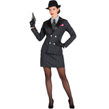 Disfraz de Gánster Chicago para mujer Bis