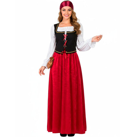 Disfraz de Mesonera Medieval para mujer Bis