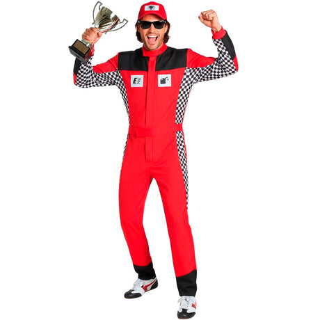 Disfraz de Piloto Carreras para hombre Bis