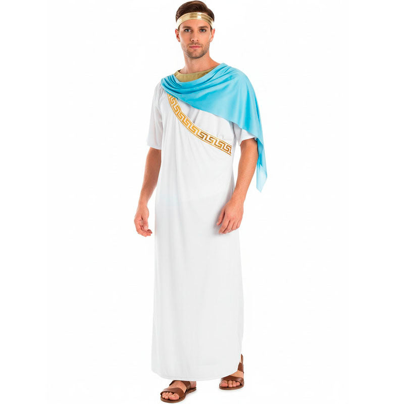Disfraz de Sacerdote Griego para hombre Bis