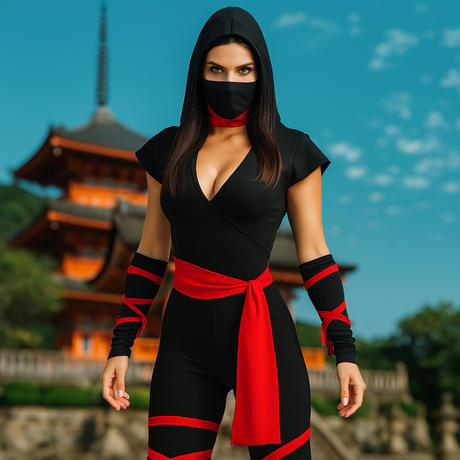 Fatos de ninja para mulher