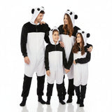 Grupo de Pandas Gigantes Kigurumi