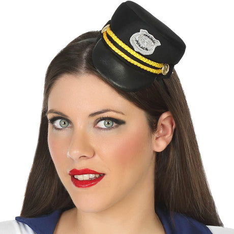 Mini Sombrero Policía