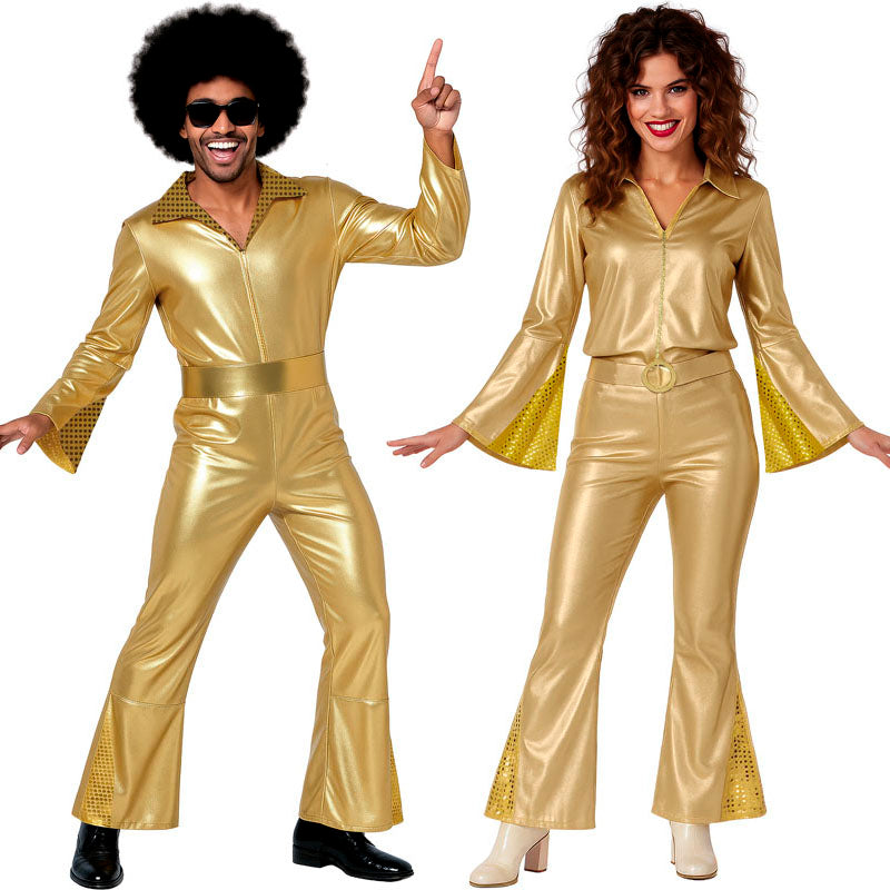 Disco Cowboy Oro para disfrazarte en pareja