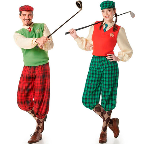 Jugadores de Golf para disfrazarte en pareja