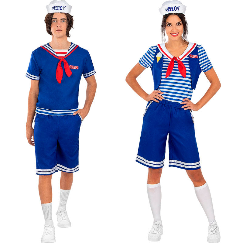 Steve y Robin Ahoy Stranger Things Oficial Netflix para disfrazarte en pareja